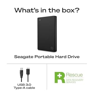 Seagate Portable Amazon Special Edition, 4To, USB 3.0 Portable Disque dur externe pour Mac, PC, Data Rescue Service (STGX4000400)