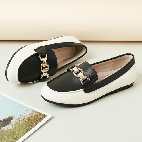 Image of Cvistpieo Loafers for Women Business Casual Shoes Comfortable & Lightweight Penny Loafers Slip On Work Flats
