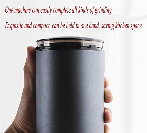 ZOUSHUAIDEDIAN Kaffeemühle Electric - Einfache Touch Kleine und kompakte Klingenmühle - Automatische… – Bild 4