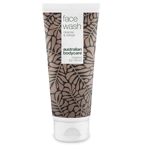 Face Wash de Australian Bodycare 200 ml |limpiador facial con aceite de árbol del té, para piel grasa, con espinillas y acné |Aceite natural de árbol del té australiano con 100% puro.