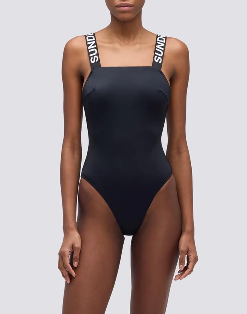 SUNDEK Marylin Swim, Costume Intero da Donna con Elastico Logato