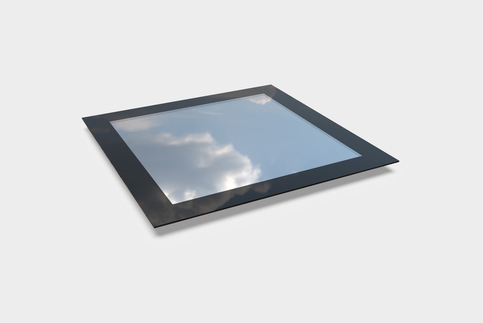 Saris Extensions Transparent Skylight 800 X 800 Mm Triple Glazed Rooflight Window Toughened Glass