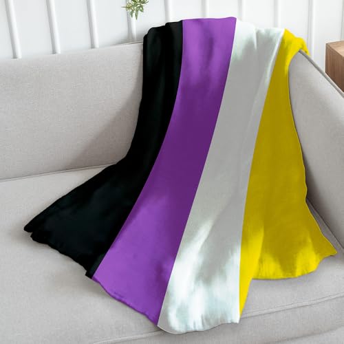 Nonbinary Pride Super Soft Throw Blanket (50x60)