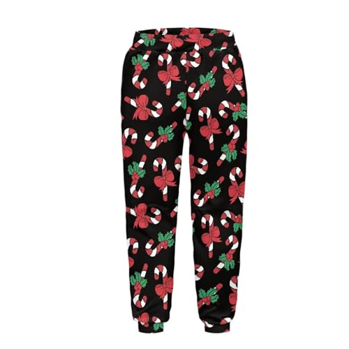 Boys Girls Halloween Christmas Sweatpants with Pockets, Long Pants Soft for Daily Life3