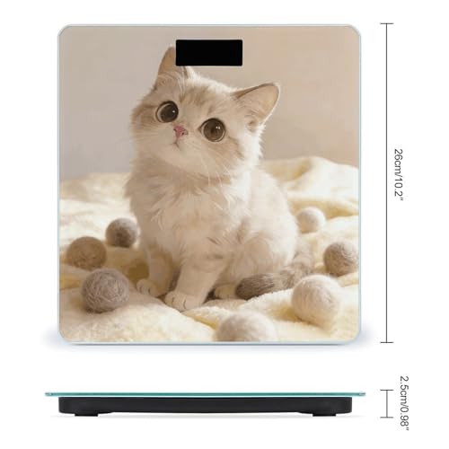 Báscula Digital de Baño con Plataforma de Vidrio Templado miniatura 2