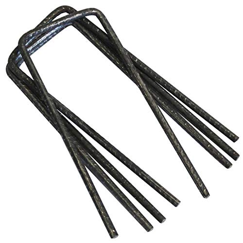 Suregreen 50 Steel Fixing U Pins 150mm x 50mm x 5mm dia Turf Mesh Pegs, TR4 and TR3 Ground Anchor Pins