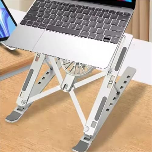 Base plegable compatible para laptop 18 pulgadas con ventilador miniatura 3