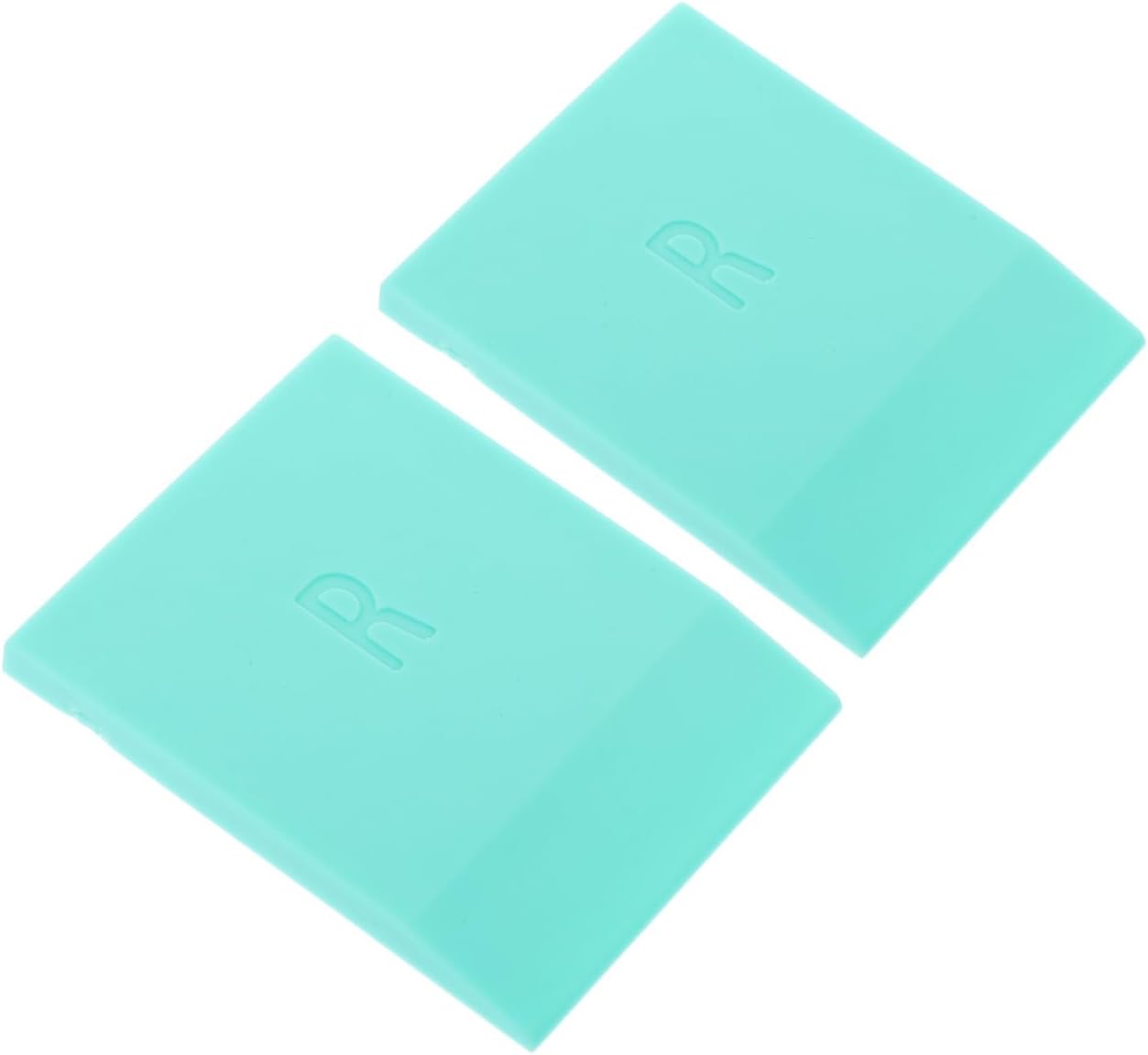 Healifty 2pcs Wear Resistant Screen Printing Scraper Compact Rubber Ink Squeegee for Textile Graphic Hand Printing and Portable with Abrasion Resistance