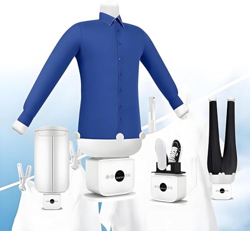 Plancha automática mejorada, máquina de planchado automática 3.0, manos libres, secado rápido en 8 minutos, ajuste suave para todo tipo de telas, para camisas y pantalones