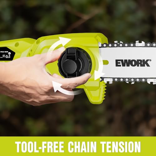 EWORK 8-Inch 20V Pole Saw