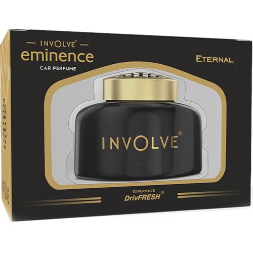Image of Involve Eminence Eternal Organic Car Perfume with DrivFRESH - Fiber Air Freshener - IEM04 - 45 gm | Car Fresheners | Car Dashboard Decoration Items