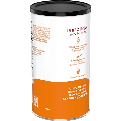Folgers Buttery Caramel Flavored Instant Latte, 16 Ounce