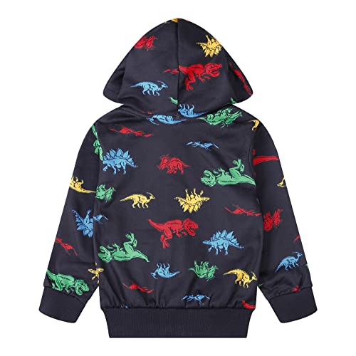 Image of Toddler Zip Up Hoodie Sweatshirt Fall Clothes Boys Jacket With Hood 2-7 Years