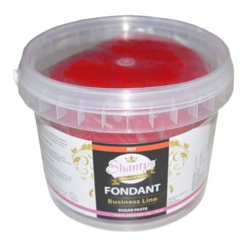 Shantys Fondant Business Line - ROT - 1 Kg - Zuckerteig Zuckermasse - SHANTYS Cover