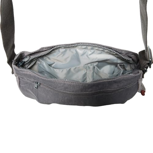 Kipling Syro Crossbody Bag Cool Grey Tonal2