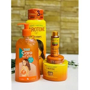 Skincare set of 4 items Shower gel, lotion 550ml, cream 300ml, and serum