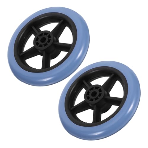 OATIPHO 2個助行器用交換ホイール 前輪 ユニバーサルキャスター 車椅子 対応 耐久性に優れた属と製 誰でも して使用可能 交換用部品