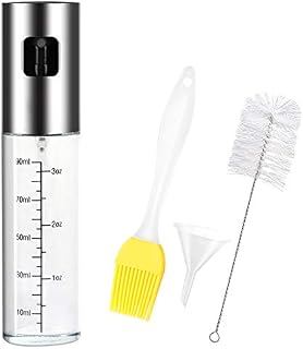 Olive Oil Sprayer, Binseni Vinegar Sprayer Liquid Dispenser Kitchen Accessories for BBQ, Salad
