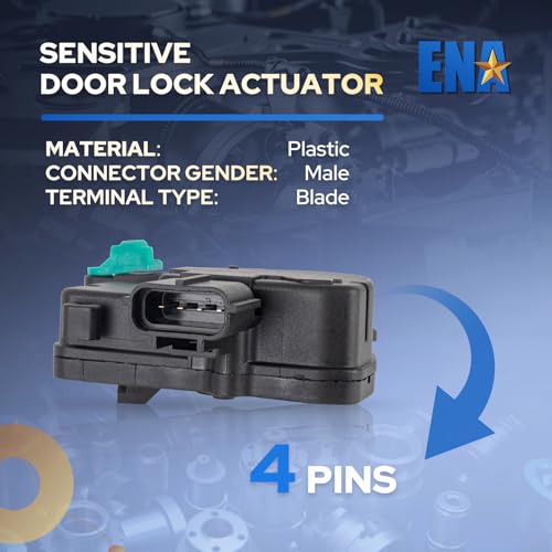 Image of ENA Left & Right Side Sliding Door Lock Actuator Compatible with Chrysler