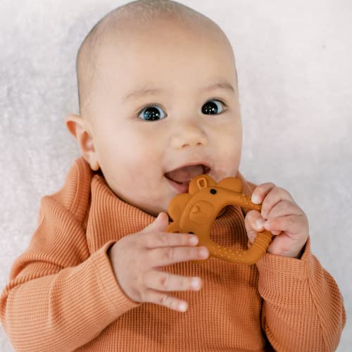 Image of Loulou Lollipop Wild Silicone Baby Teether - Lion