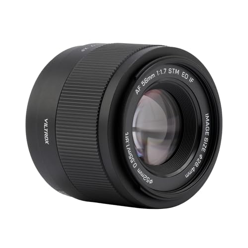 Image of VILTROX 56mm f /1.7 Fuji XF Lens, 56mm F1.7 XF Large Aperture Portrait Autofocus APS-C Lens Compatible with Fujifilm X-T5 X-T4 X-T30 II X-S10 X-T200 X-T30 X-H1 X-H2 X-T3 X-T100