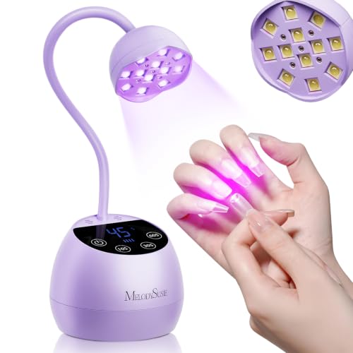 Image of MelodySusie Gooseneck Cordless UV Nail Lamp P-ArtM2 Light for Nail Tips