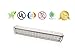 Radionic Hi Tech ZX506-CW, 8 inch LED Linkable, On/Off, 4500K (Cool White), 90+ CRI, UL approved Under Cabinet Light Fixture, ideal for Kitchen, Utility & Workareas