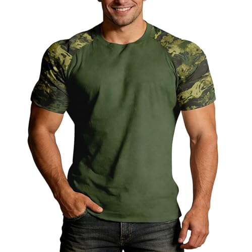 T-Shirt Respirant Sport Homme Manches Courtes Imprimé T-Shirt d'Été Léger