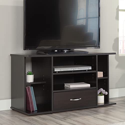 Sauder Beginnings Panel TV Stand, For TV's up to 42", Cinnamon Cherry finish