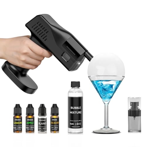 Smoking Gun for Cocktails Handheld Electric 1.4 Inch Color Screen