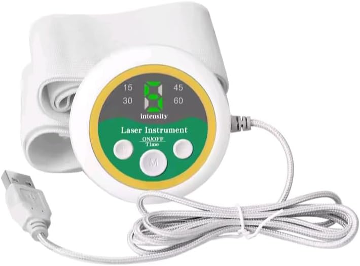 Aparelho de Fototerapia a Laser 650nm USB para Alívio da Dor Auxi...