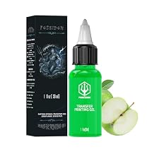 POSEIDON Tattoo Stencil Transfer Gel, 1 fl oz / 30ml - Long-Lasting & Smudge-Proof for Transfer Paper & Machines, Easy to Use Tattoo Accessory for Artists & Beginners Crisp Green Apple Scent