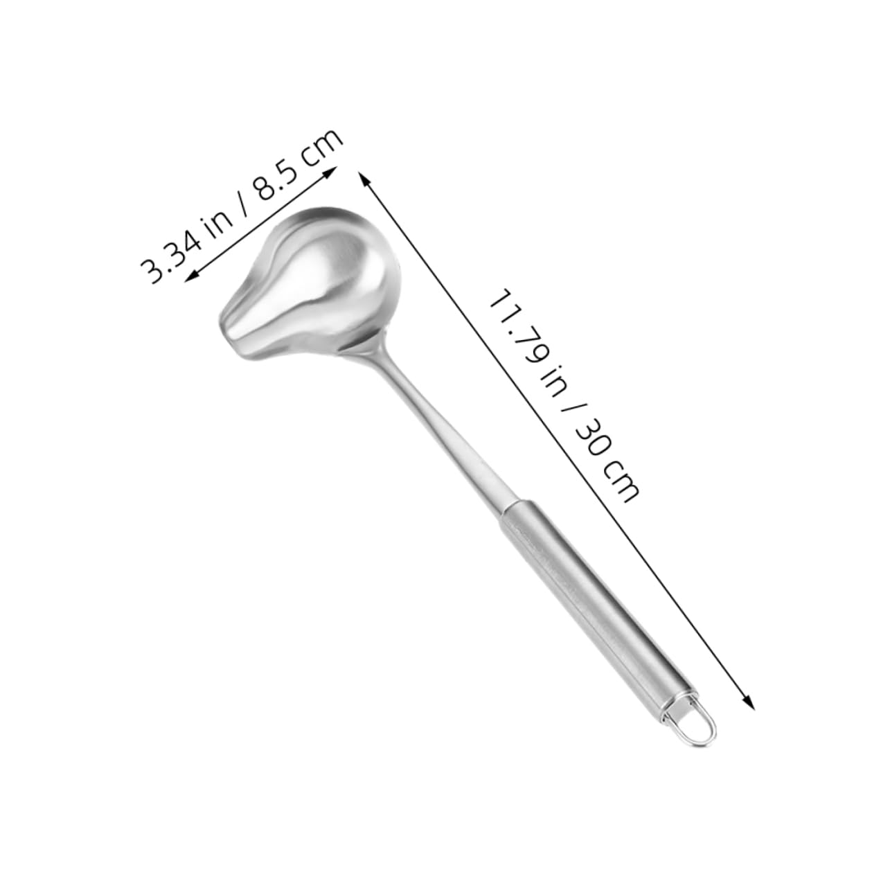 Mikinona Spoons Stainless Steel Soup Ladles Sauce Ladles Serving Spoons for Sauce Dishwasher Safe