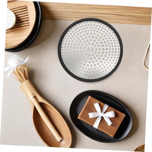 Couvercle de drain acier et stoppeur de cheveux pour cuisine