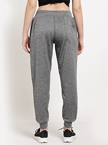 Image of UZARUS Women's Slim Fit Polyester Track Pants