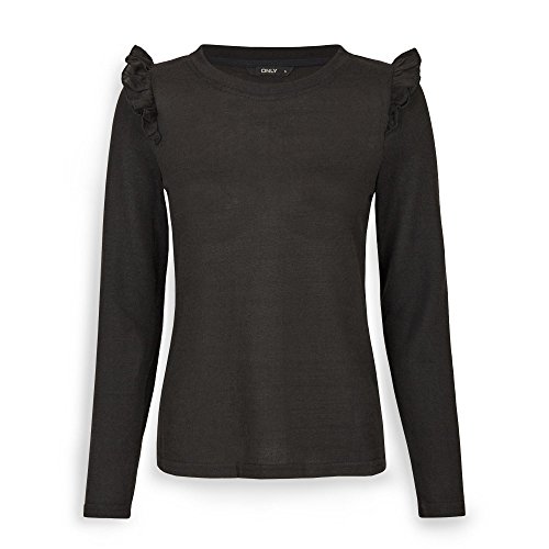 ONLY onlELCOS L/S Frill Shoulder Top Noos Maglia a...