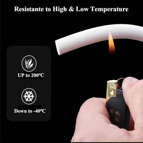 Silikon-Schaumstoff-Dichtungsstreifen, weich, langlebig, für selbstgemachte Dichtungen, Pads und Schaumstoffschläuche, 15 mm Ø x 2 m