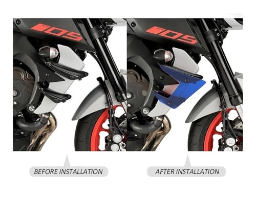 Ailettes spoiler moto pour MT-09 2017-2020 aileron de carénage fixe