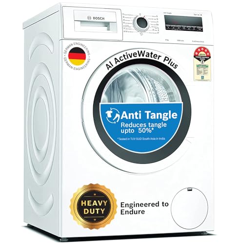 Bosch 8 kg 5 Star Touch Control Fully Automatic Front Load with Heater (WAJ2426AIN, White)