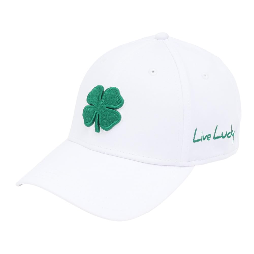 Black Clover Premium Clover 16 Flex Cap, White/Green, S/M