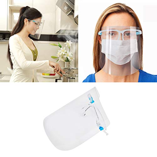 Baoblaze Os óculos De Proteção Laváveis ​​do Protetor De Rosto Viseira Facial Transparente