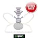 MADGROW. Cachimba Modelo Cristal Roto, Cristal. Shisha de 25 cm Altura, 2...