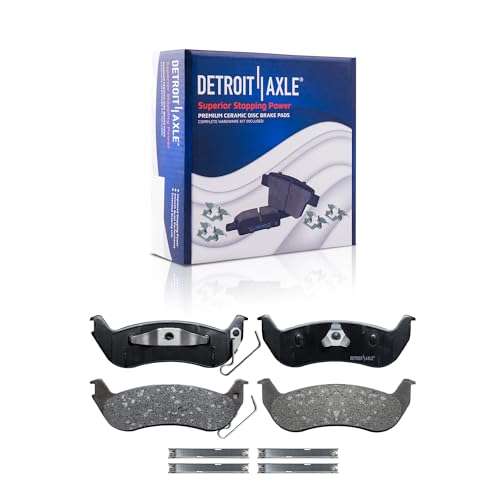 Image of Detroit Axle - Rear Brake Pads for Ford Ranger Crown Victoria Mazda B2300