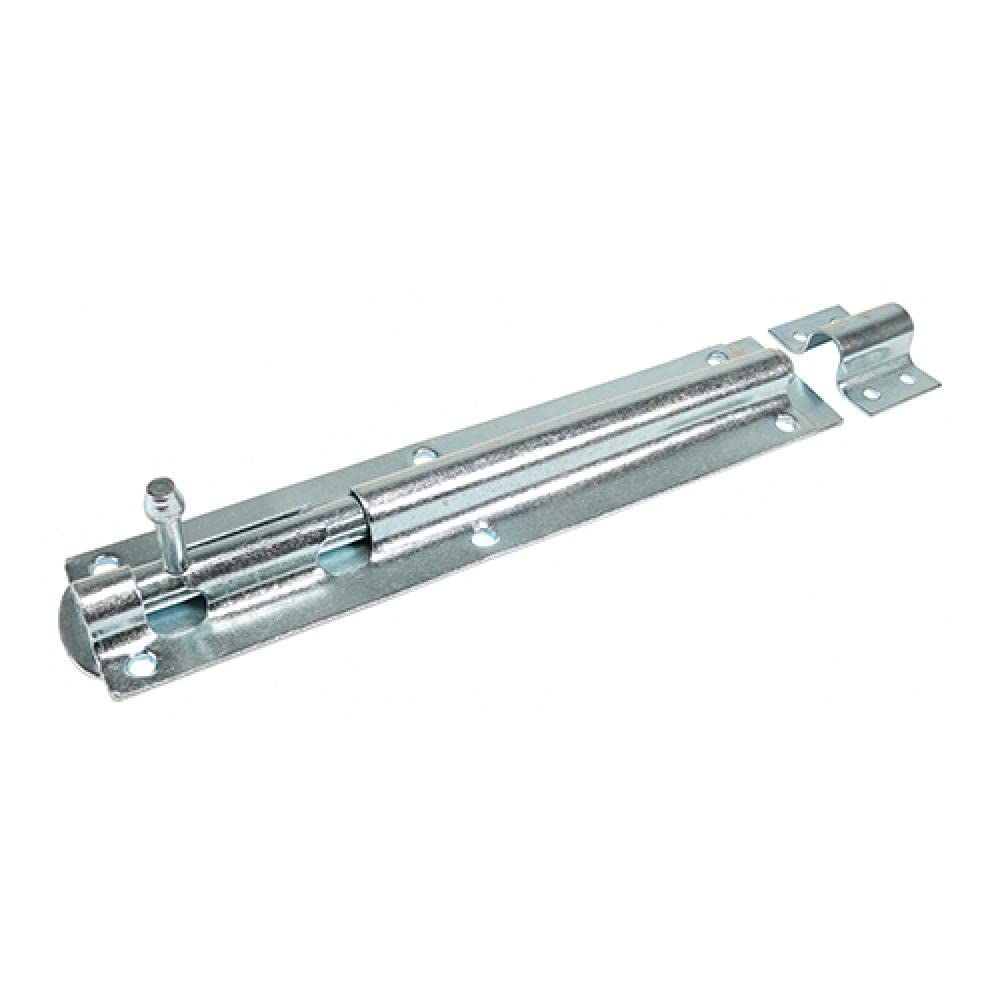 Timco Silver Straight Tower Bolt - Zinc - 8" - Great For Securing Flush Fitting Gates And Shed Doors In A Closed Position, Adding Increased Security - One Bolt In A Pack.