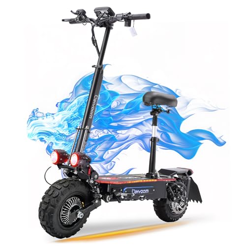 Electric Scooter for Adults,5600W Dual Motors Range 50 Miles,Electric Scooter Adults 50 MPH, 60V 27Ah Large Capacity Battery, 11