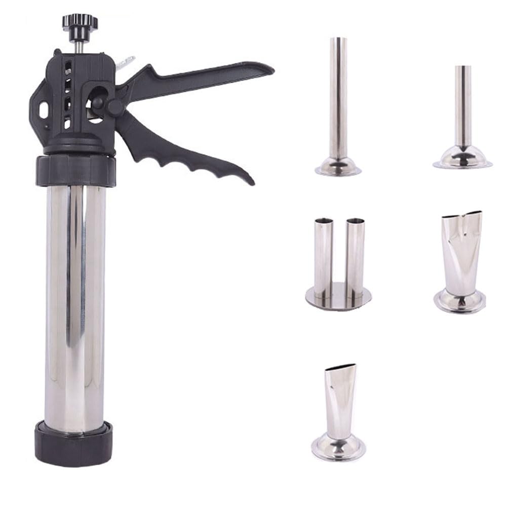 CTRLZS Stainless Steel Beef Jerky Making Tools Sausage Stuffer Perfect for Homemade Jerky and Banger