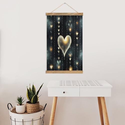 Arte de pared de amor brillante que transforma tu dormitorio en un refugio 7