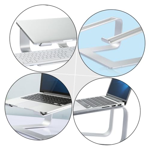 Soporte portátil de aluminio para laptop desmontable miniatura 3