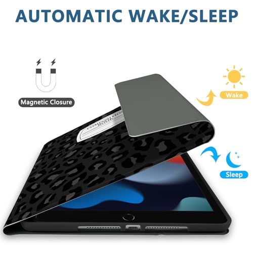 Funda con teclado para iPad 9 generación que evita arañazos y caídas con cristal protector 5