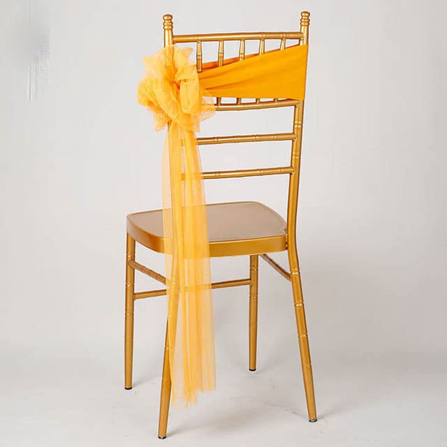 KKXXYQFC 1ps Canda Bans Bands Bans per Decorazioni per Matrimoni Sedia a Prua Pesti Event Event Banchet Chair Banquet Sheshes-A (G One Size)